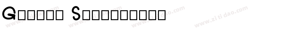 Garden Sans字体转换